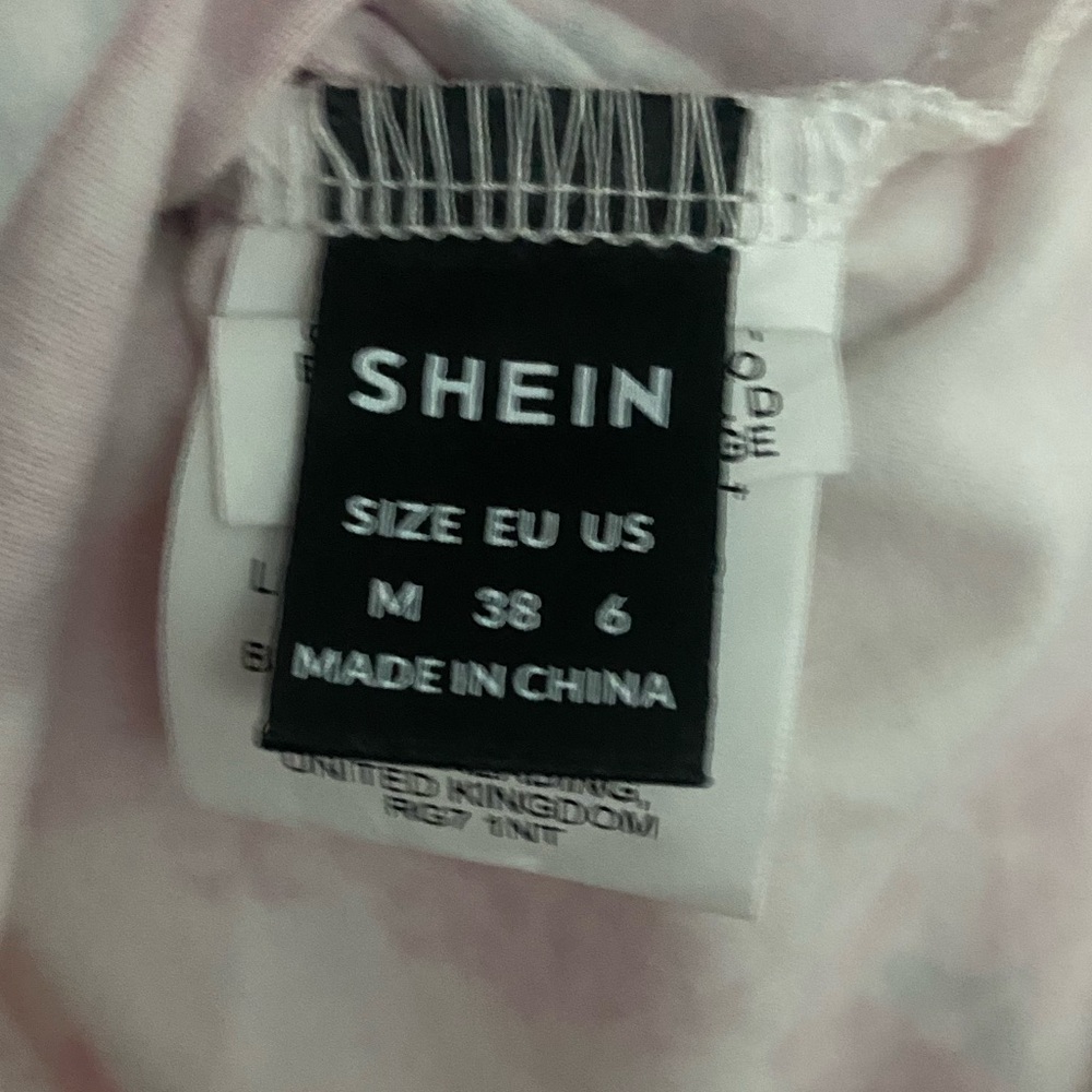 SHEIN Maternity Elegant Vacation Floral Print Tie-Bow Dress NWOT - Picture 5 of 5